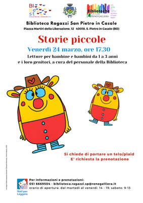 Storie piccole 24 marzo