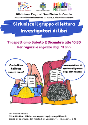 Incontro gruppo lettura 2 dicembre