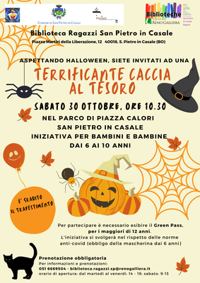 Evento Halloween 2021 Biblio Ragazzi