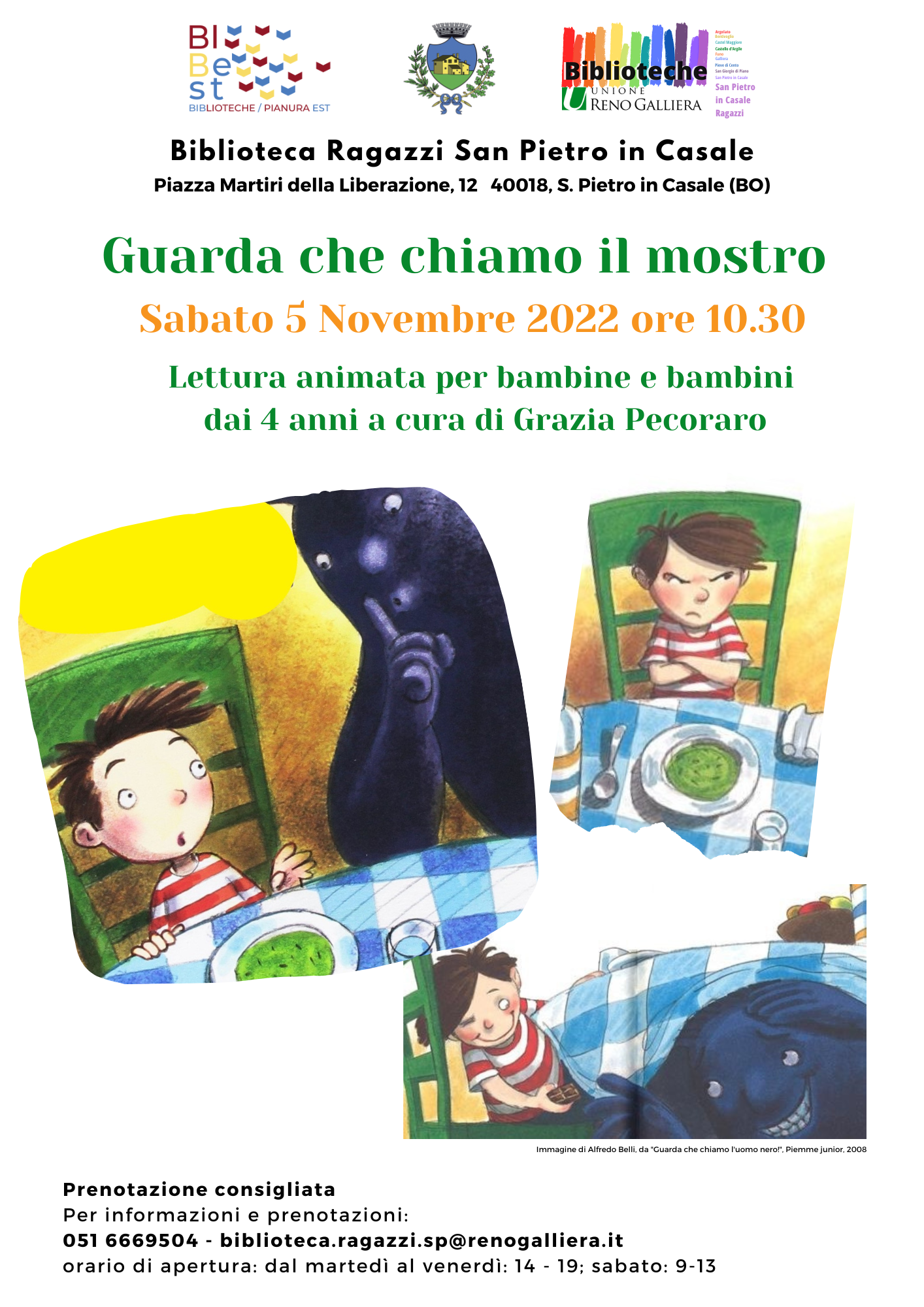 5 novembre evento Biblioteca Ragazzi 5 novembre evento Biblioteca Ragazzi