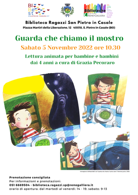 5 novembre evento Biblioteca Ragazzi