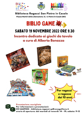 Biblio Game 19 novembre