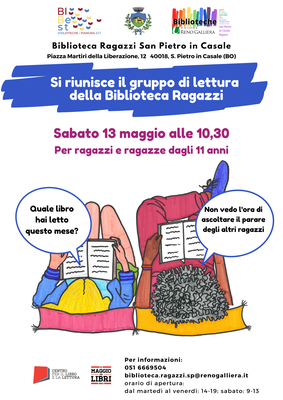 Gruppo lettura incontro 13 maggio 2023