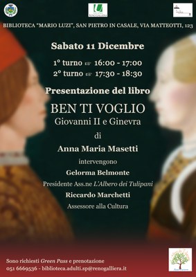 Presentazione libro Ben ti voglio Masetti