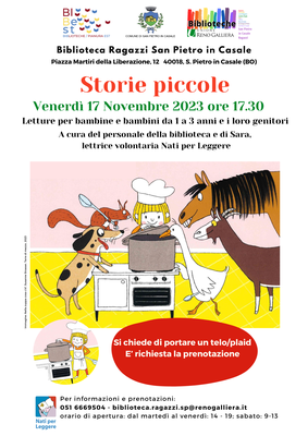 Storie Piccole 17 novembre 2023