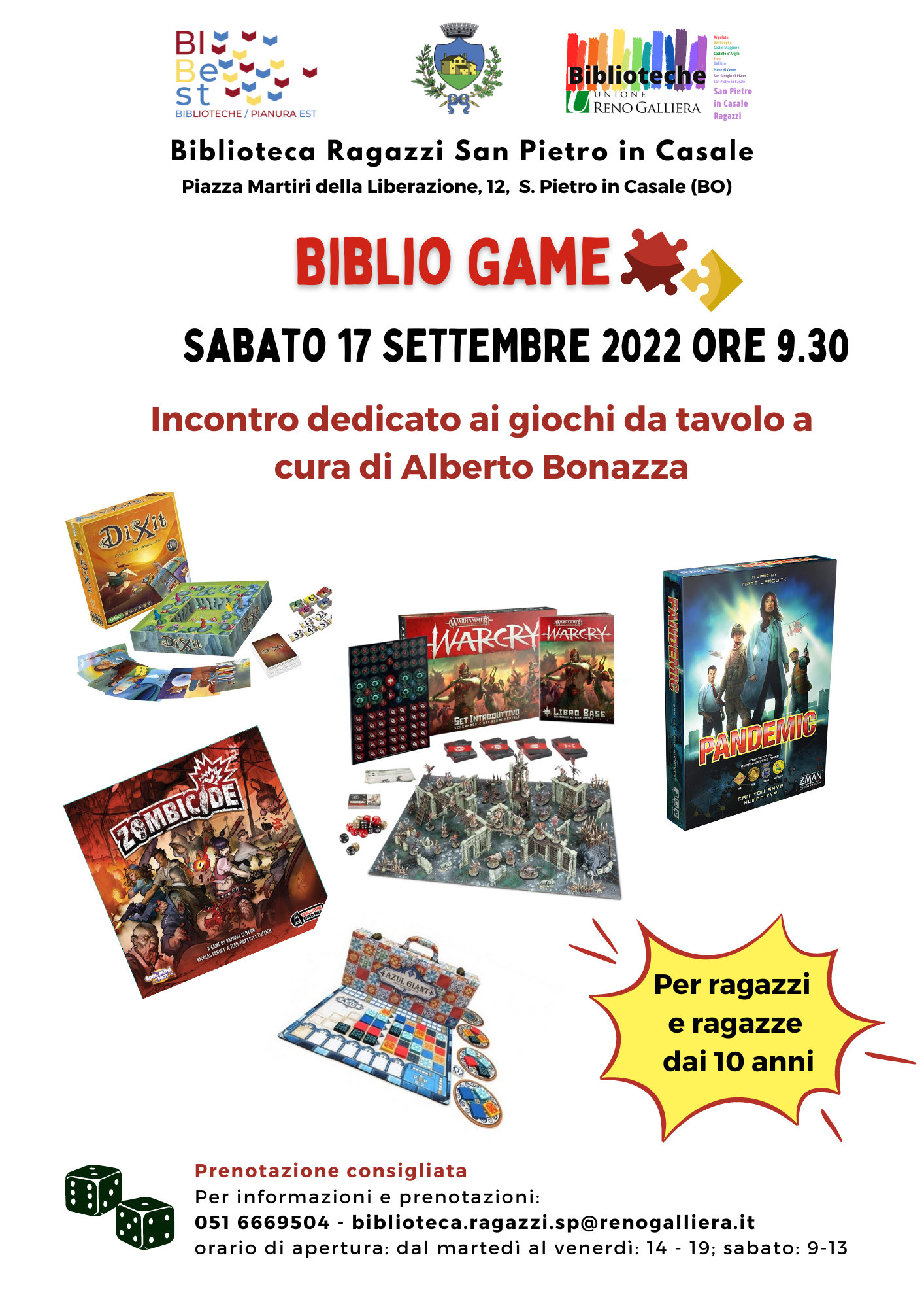 Biblio game 17 settembre 2022