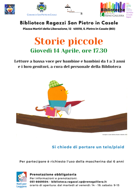 Storie piccole 14 apr 2022