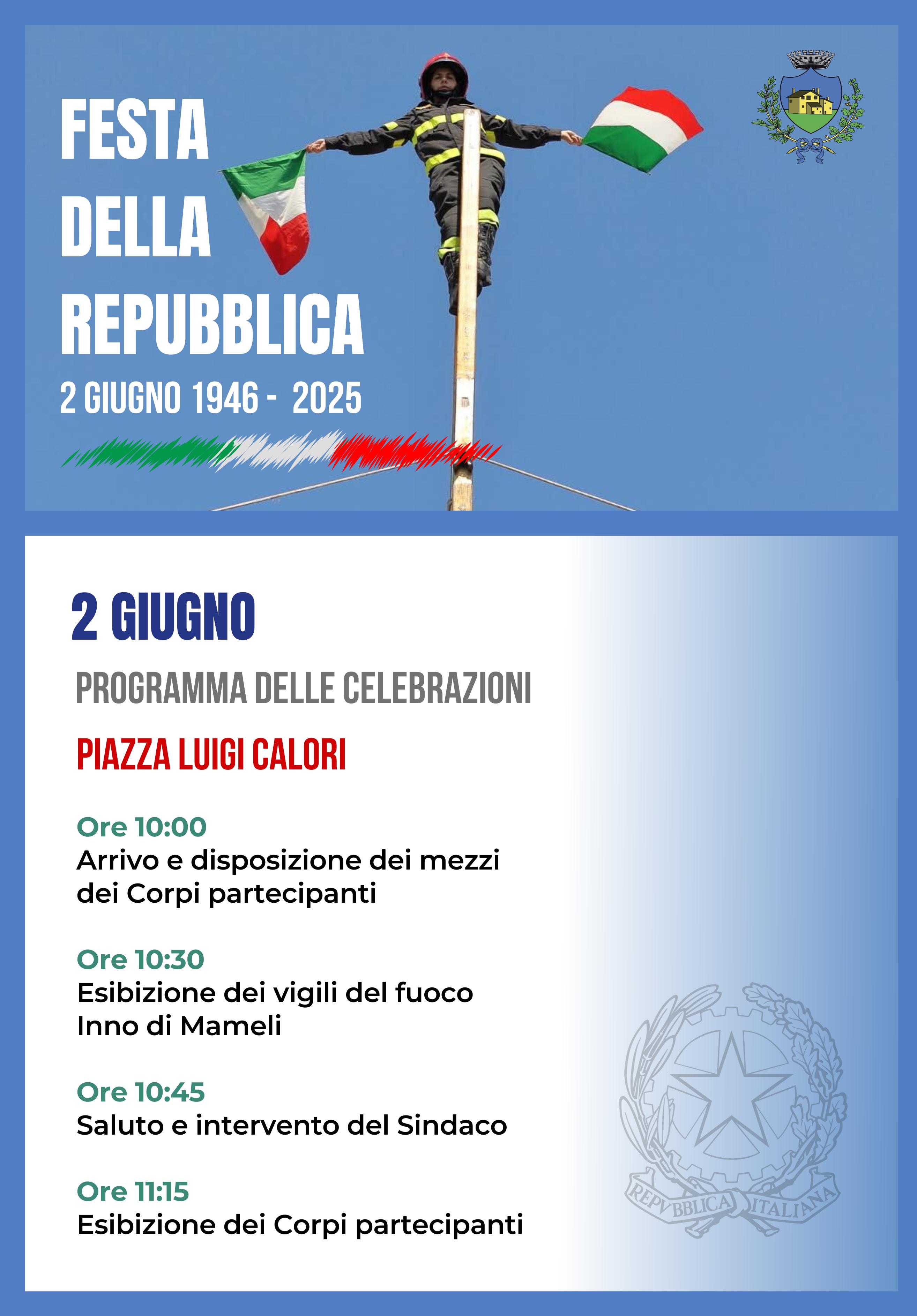 2 giugno 2025, Festa della Repubblica