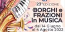 Borghi e Frazioni in musica: il programma della 23a edizione