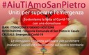 Coronavirus, raccolta fondi #AiuTiAmoSanPietro