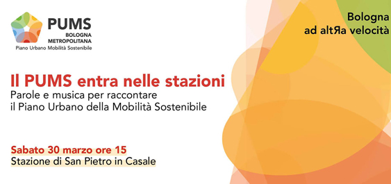 Il PUMS entra nelle stazioni. Parole e musica per raccontare il Piano Urbano della Mobilità Sostenibile