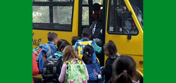 Obbligo di indossare mascherine FFP2 sugli scuolabus