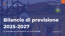 Presentazione del bilancio di previsione 2025 - 2027 - KIT INFORMATIVO