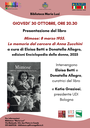 Giovedì 30 ottobre, Biblioteca Mario Luzi