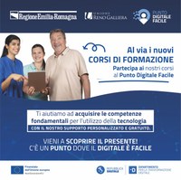 Digitale facile in Unione Reno Galliera: al via i corsi di alfabetizzazione digitale in tutti i Comuni dell’Unione