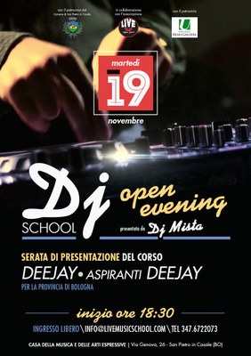 Corso DJ serata presentazione