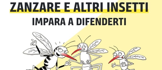 Zanzare e altri insetti, impara a difenderti: la campagna di comunicazione regionale